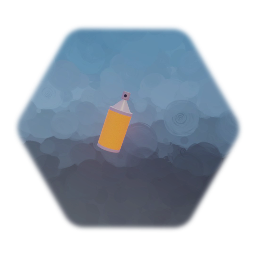 Orange Spray Can