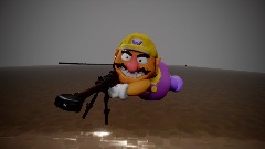 Wario dies after shooting Sonic