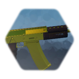 FPS puppet - Gold Ak-12.