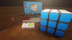 Menu The Rubik game