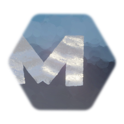 Leter M (Shiny Cloth, None Moving)