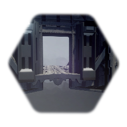Large Sci-Fi Corridor (Doorway)