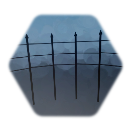 Cast iron fence
