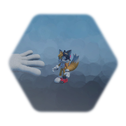 Cyborg Tails puppet (from Sonic Lost World)