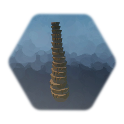 simple tropical tree trunk - bole - stem - stock - log