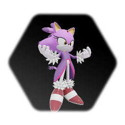 Blaze the Cat CGI Model