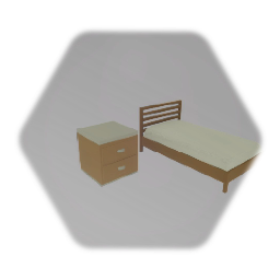 Bed and Drawer