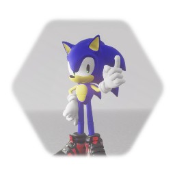 Sonic with Adidas shoes