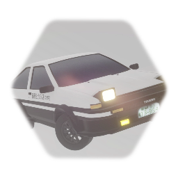 Drivable Trueno AE86 (initial D)