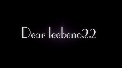 Dear @Leebeno22