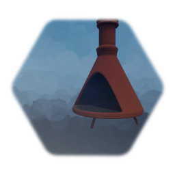 Mid Century Fireplace