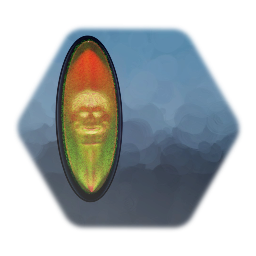 Following Ghoul Face Hologram