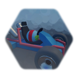 Illy sonic ball in a go kart