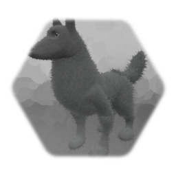 Cartoon Wolf/Dog