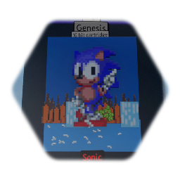 My version of sonic the hedgehog (sega Genesis 1991)