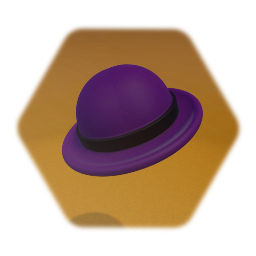 Purple Bowler Hat