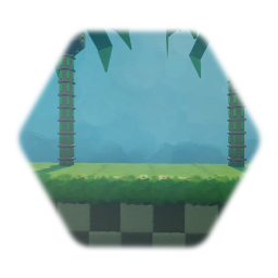 Sonic running (Green hill)