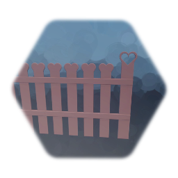 Pink Love fence