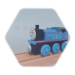 Wooden Railway Thomas but driveable
