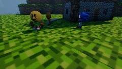 Remix of Sonic In Minecraft within Pacman
