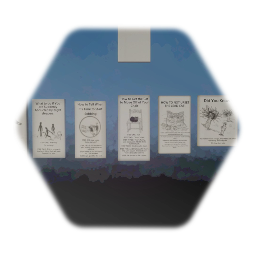 Nonsensical informative posters