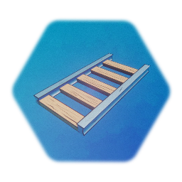 Cartoon train tracks