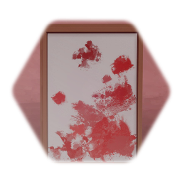 Blood Splatter [Framed Painting]
