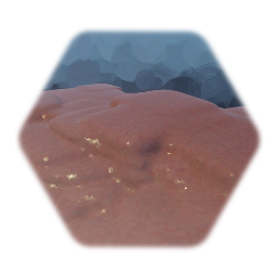 Cave - flat mineral buildup