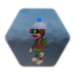 Ape Escape, green ape