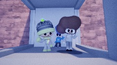 Brian, Trev and Jump in a Elevator