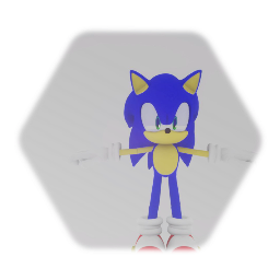 Remix of Modern Sonic Model (Remixable version)