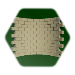 Rounded Interlocking Corner Wall