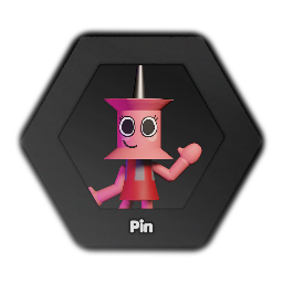 Pin but in <colour="yellow">Dandy World Style