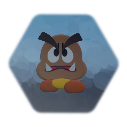Paper Mario - Paper Goomba