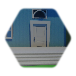 Hello Neighbor Act 3 House but with a player and grass