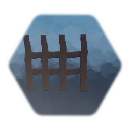 Wooden fence