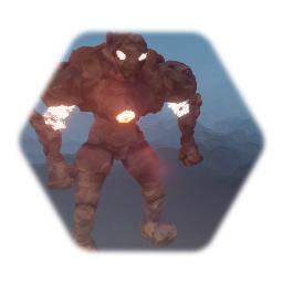 Rock monster character