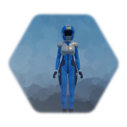Female mech pilot