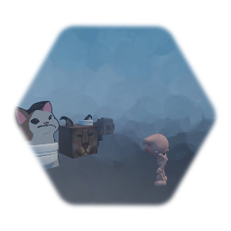 Popcat and Floppa vs bingus