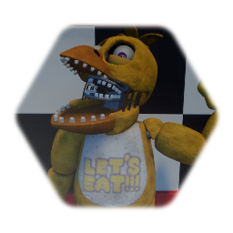Unwithered Chica The Chicken Model
