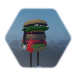 Burger puppet