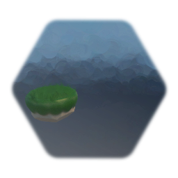 Floating grass platform