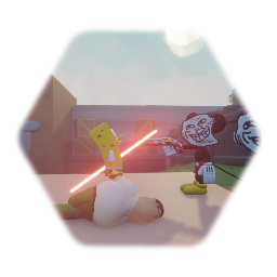 Mickey kill Spongbob!