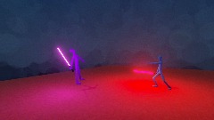Light saber fight