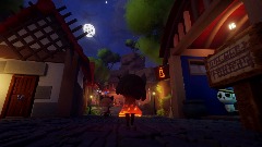 Small town at night (test)