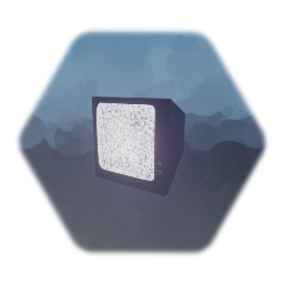 CRT Television (no base) - Static