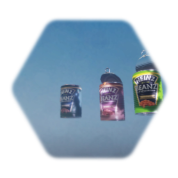 Baked beans in a can