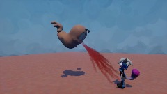 Cris gets a nose bleed on @Evil-Monkey178's Character