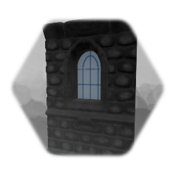 Amnesia asset: Stone wall with window