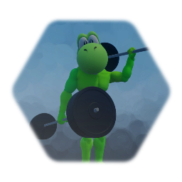 Muscular Battle Yoshi